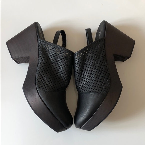 NWT Free People Logan Clog Shoes black 40 - Picture 8 of 14